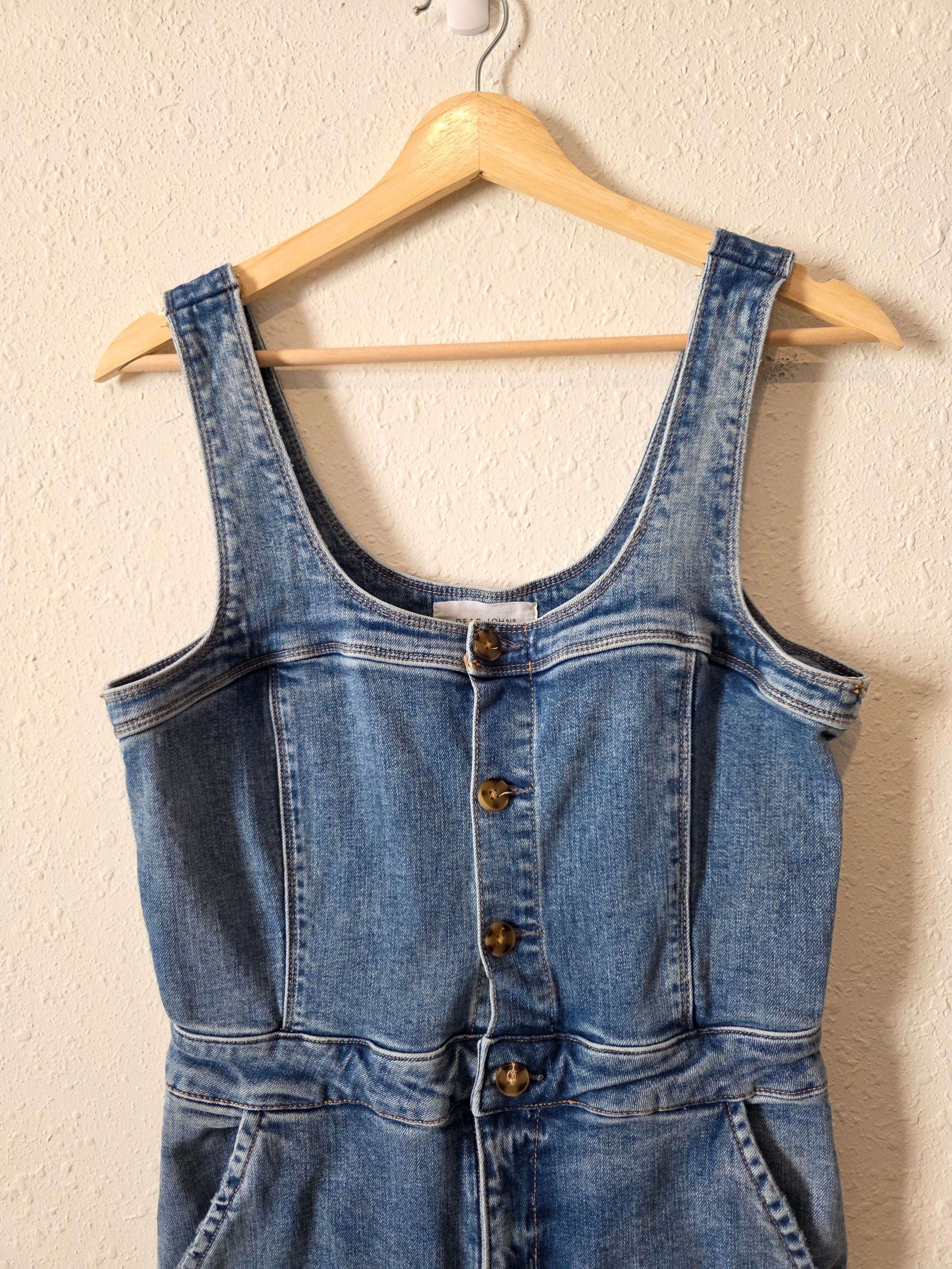 Dear John Wide Leg Denim Jumpsuit (M)