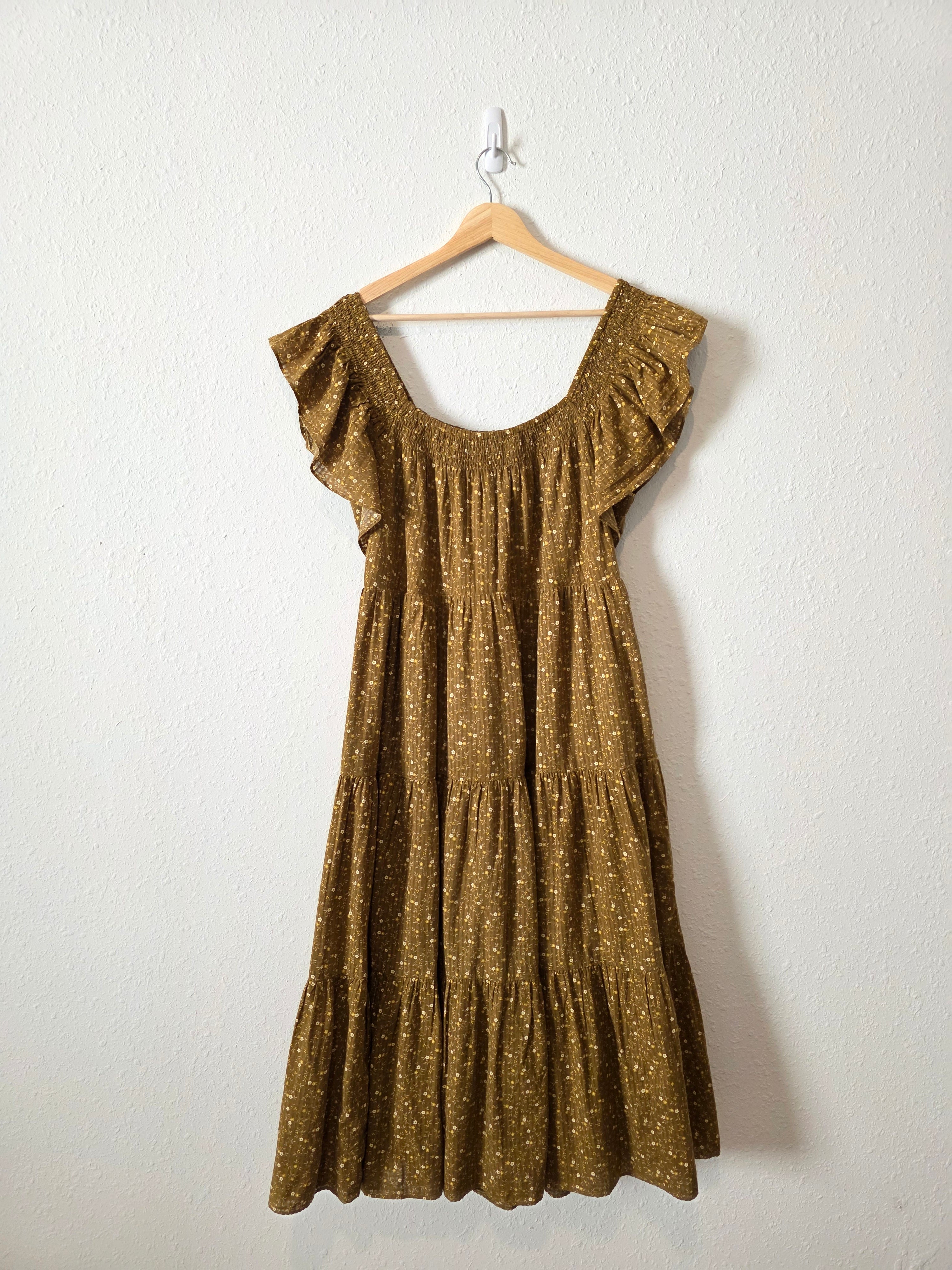 Madewell Dainty Floral Midi Dress (M)
