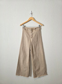Zara Neutral Wide Leg Jeans (6)