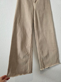 Zara Neutral Wide Leg Jeans (6)