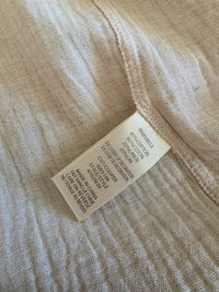 Neutral Cotton Linen Gauze Jacket (L)