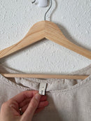 Linen Boxy Oversized Top (L)