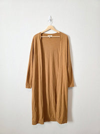 Listicle Open Front Duster Cardigan (M)