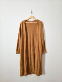 Listicle Open Front Duster Cardigan (M)