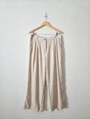 NEW Abercrombie Linen Wide Leg Pants (32 short)