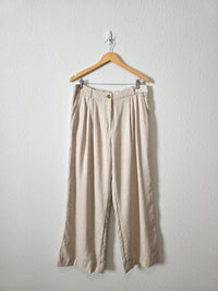 NEW Abercrombie Linen Wide Leg Pants (32 short)