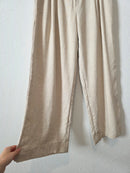 NEW Abercrombie Linen Wide Leg Pants (32 short)