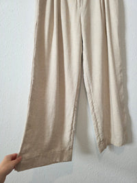 NEW Abercrombie Linen Wide Leg Pants (32 short)