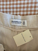 NEW Abercrombie Linen Wide Leg Pants (32 short)