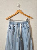 Light Wash Wide Leg Easy Jeans (XS)