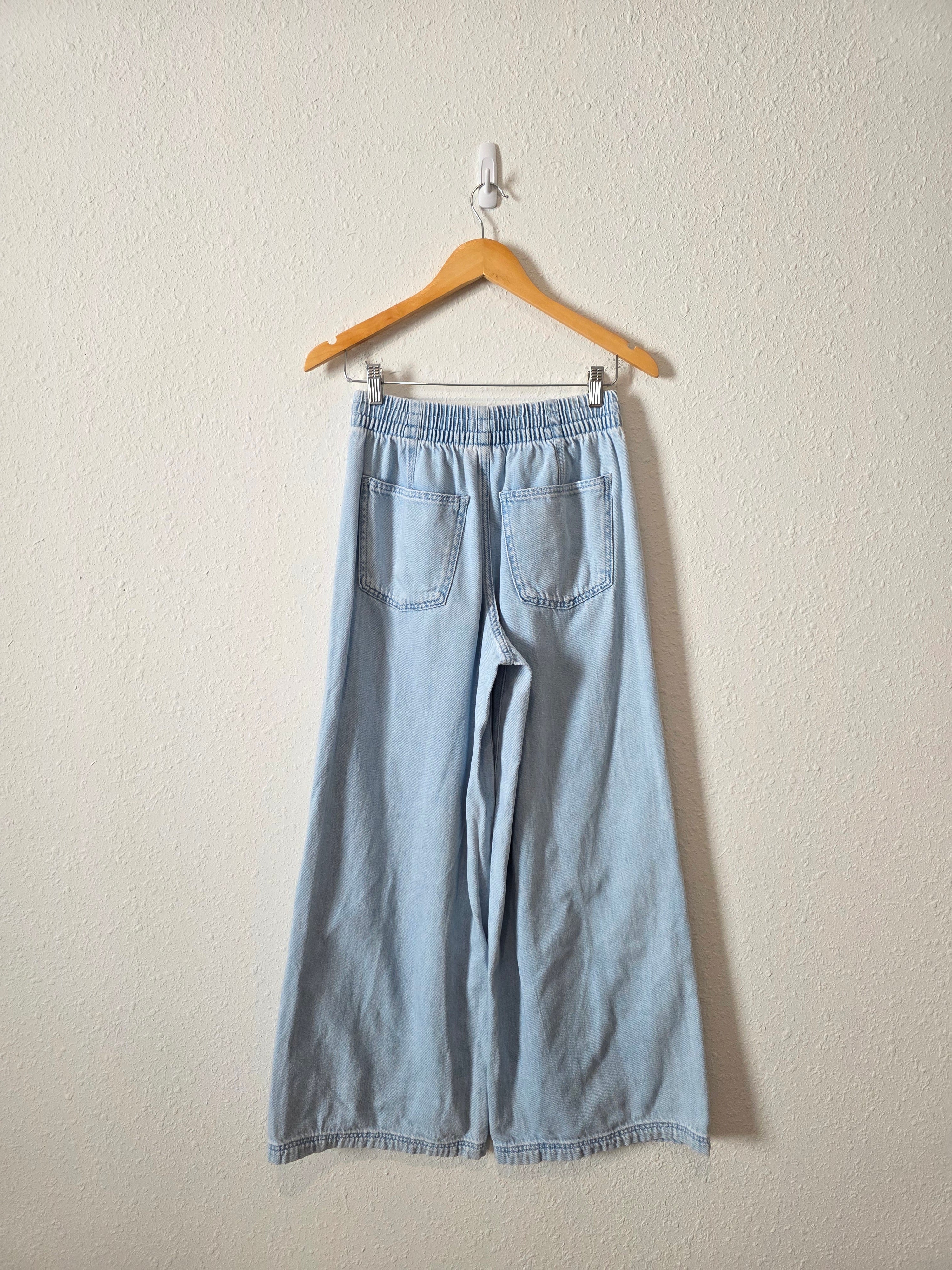 Light Wash Wide Leg Easy Jeans (XS)