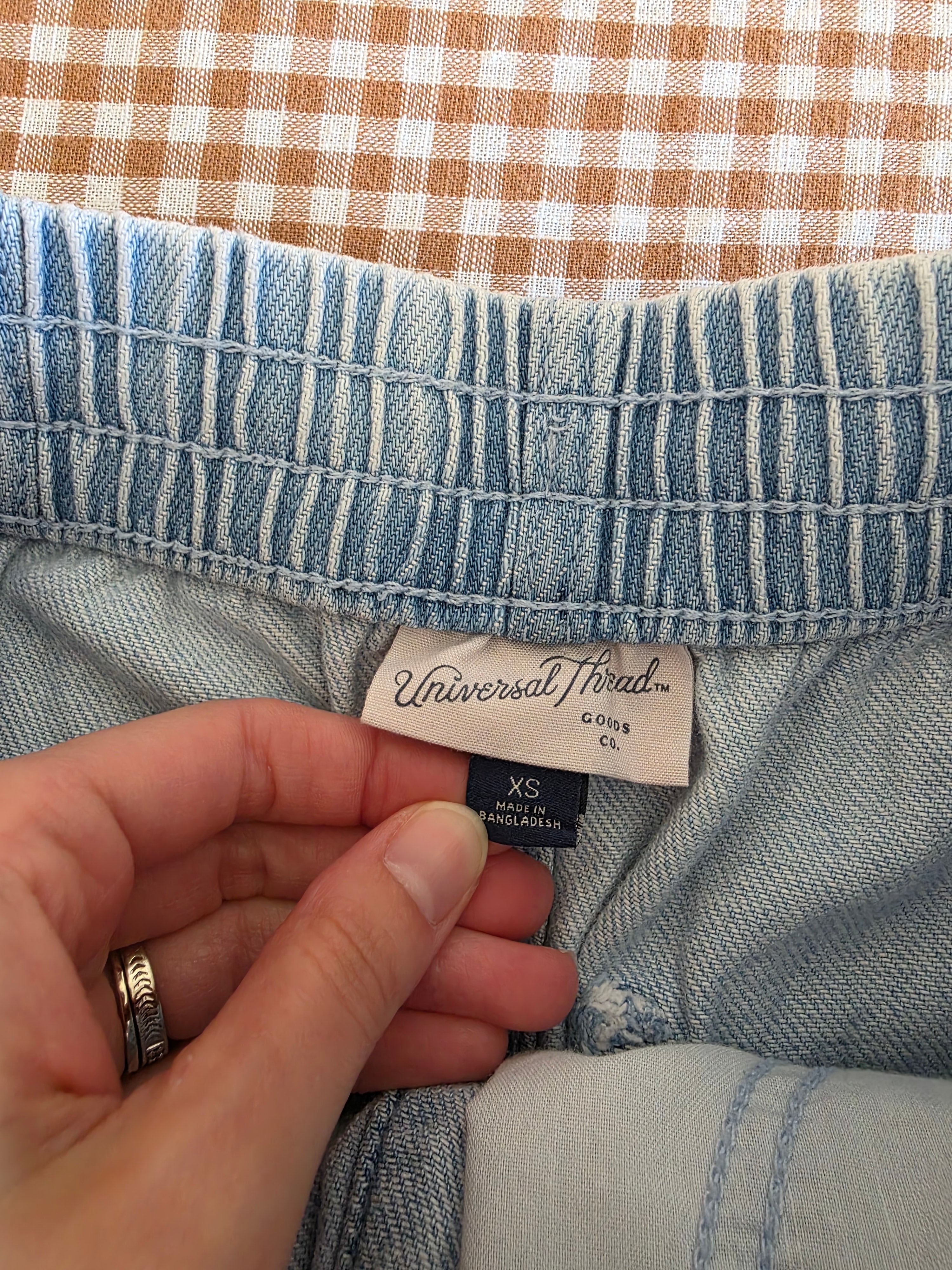 Light Wash Wide Leg Easy Jeans (XS)