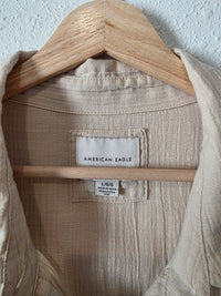 Neutral Oversized Button Up (L)