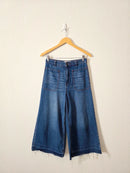Free People Wide Leg Crop Jeans (26)