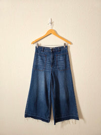 Free People Wide Leg Crop Jeans (26)