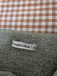 Abercrombie Sage Ruched Top (L)