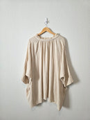 Oat Linen Blend Tunic Top (2X)