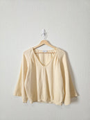 Evereve Cotton Gauze Relaxed Top (S)
