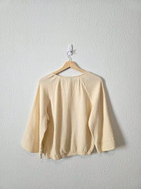 Evereve Cotton Gauze Relaxed Top (S)