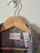 Vintage Floral Cotton Button Up (L)