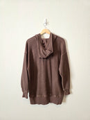 Aerie Chocolate Brown Hooded Sweatshirt (XS)