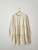 NEW Cotton Tiered Mini Dress (L)