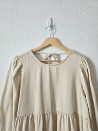 NEW Cotton Tiered Mini Dress (L)