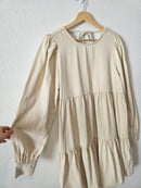 NEW Cotton Tiered Mini Dress (L)