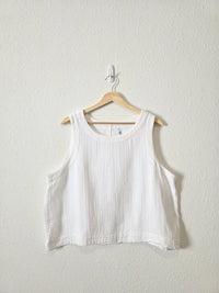Lou & Grey Cotton Gauze Tank (XL)