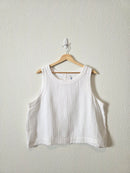 Lou & Grey Cotton Gauze Tank (XL)