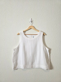 Lou & Grey Cotton Gauze Tank (XL)