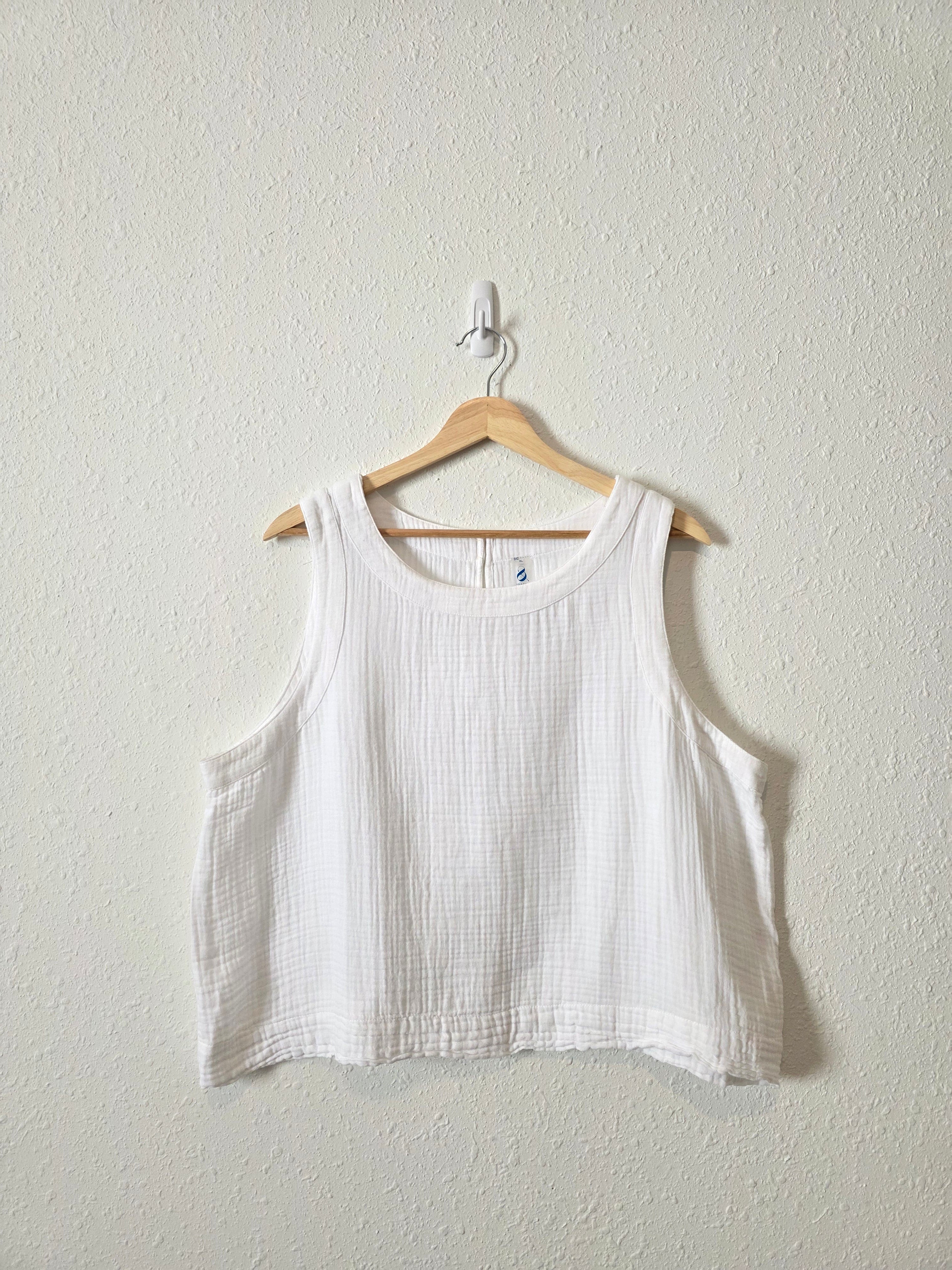 Lou & Grey Cotton Gauze Tank (XL)