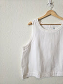 Lou & Grey Cotton Gauze Tank (XL)