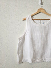Lou & Grey Cotton Gauze Tank (XL)