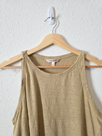 Banana Republic Neutral Linen Tank (L)