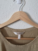 Banana Republic Neutral Linen Tank (L)