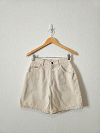 Vintage Lee Ecru Denim Shorts (26)