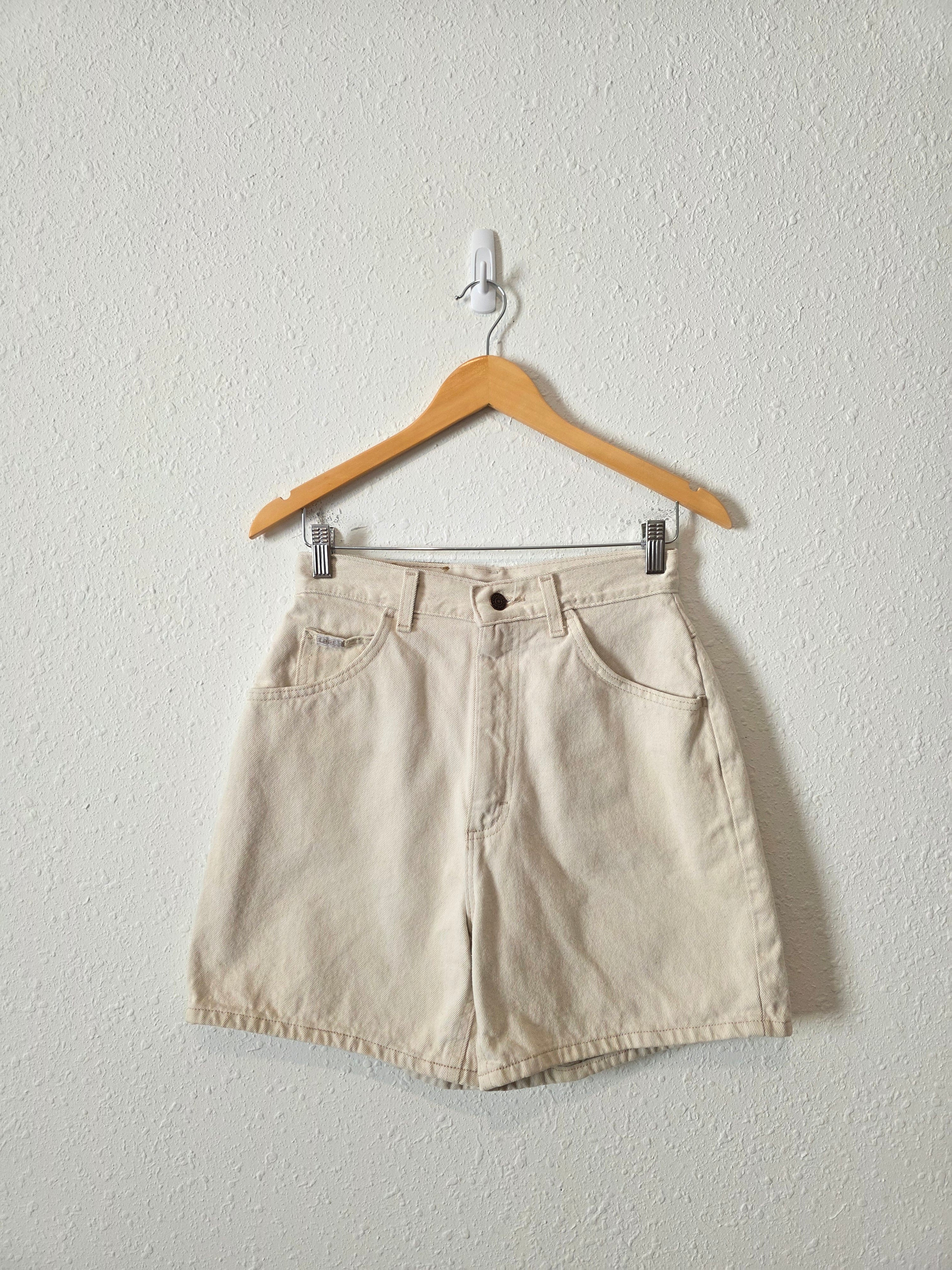 Vintage Lee Ecru Denim Shorts (26)