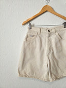 Vintage Lee Ecru Denim Shorts (26)