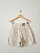 Vintage Lee Ecru Denim Shorts (26)