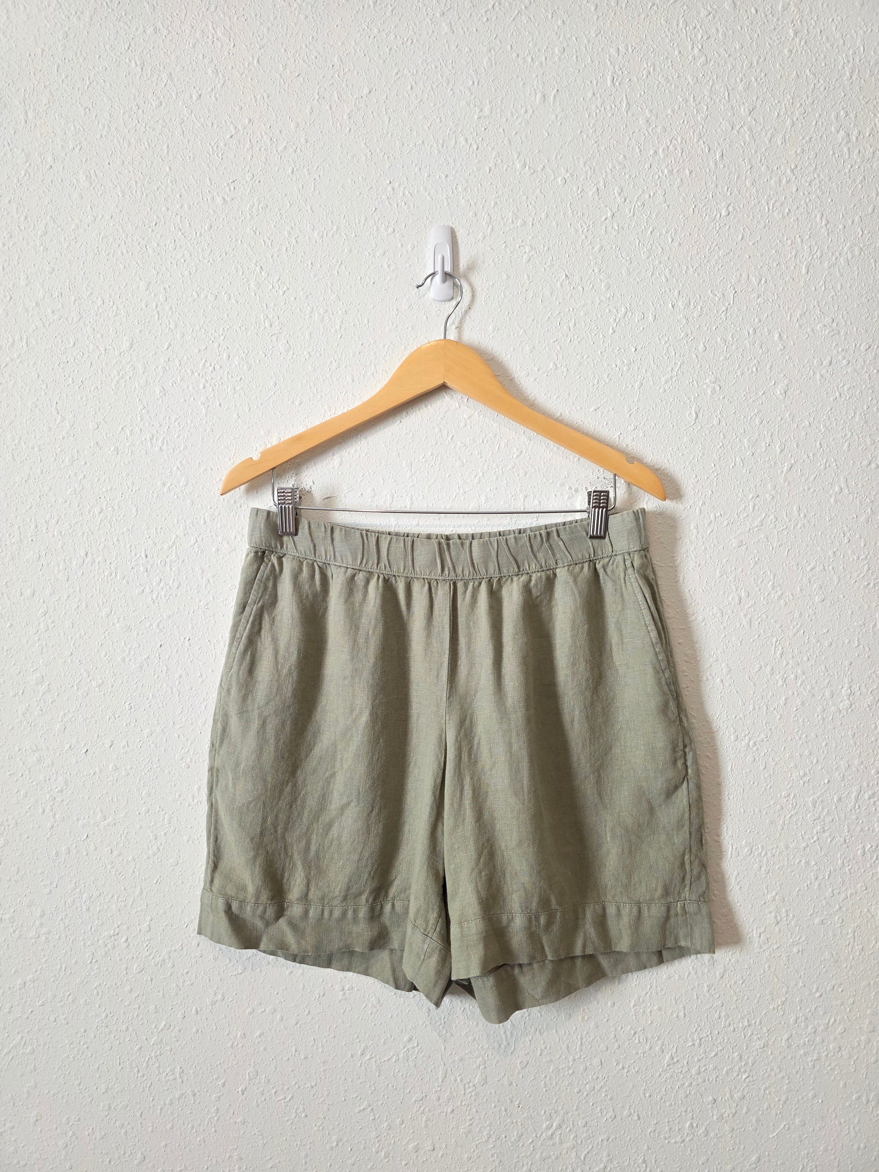 NEW J.Jill Relaxed Linen Shorts (MP)