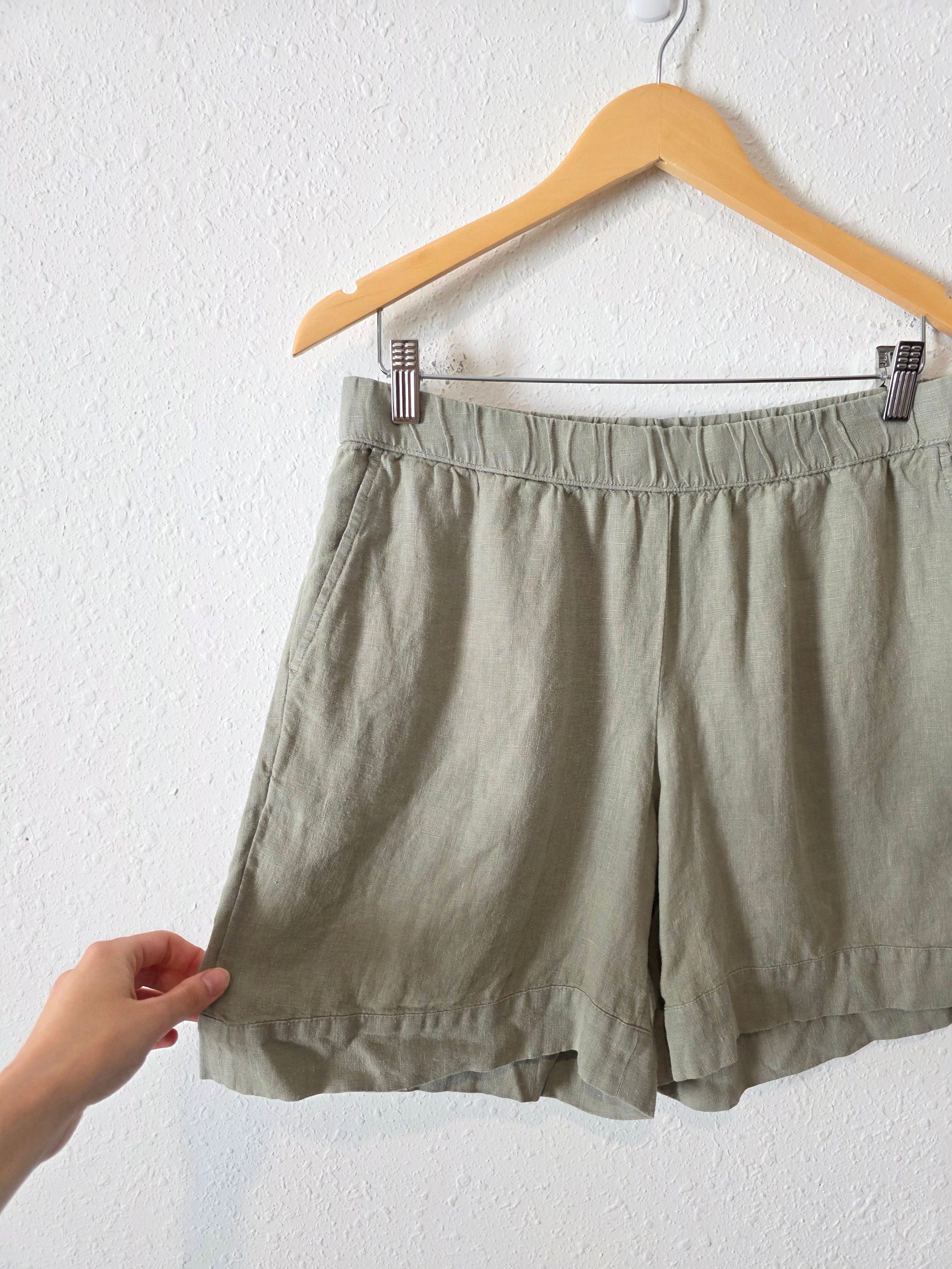 NEW J.Jill Relaxed Linen Shorts (MP)