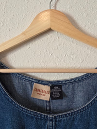 Vintage Denim Mini Dress (16W)