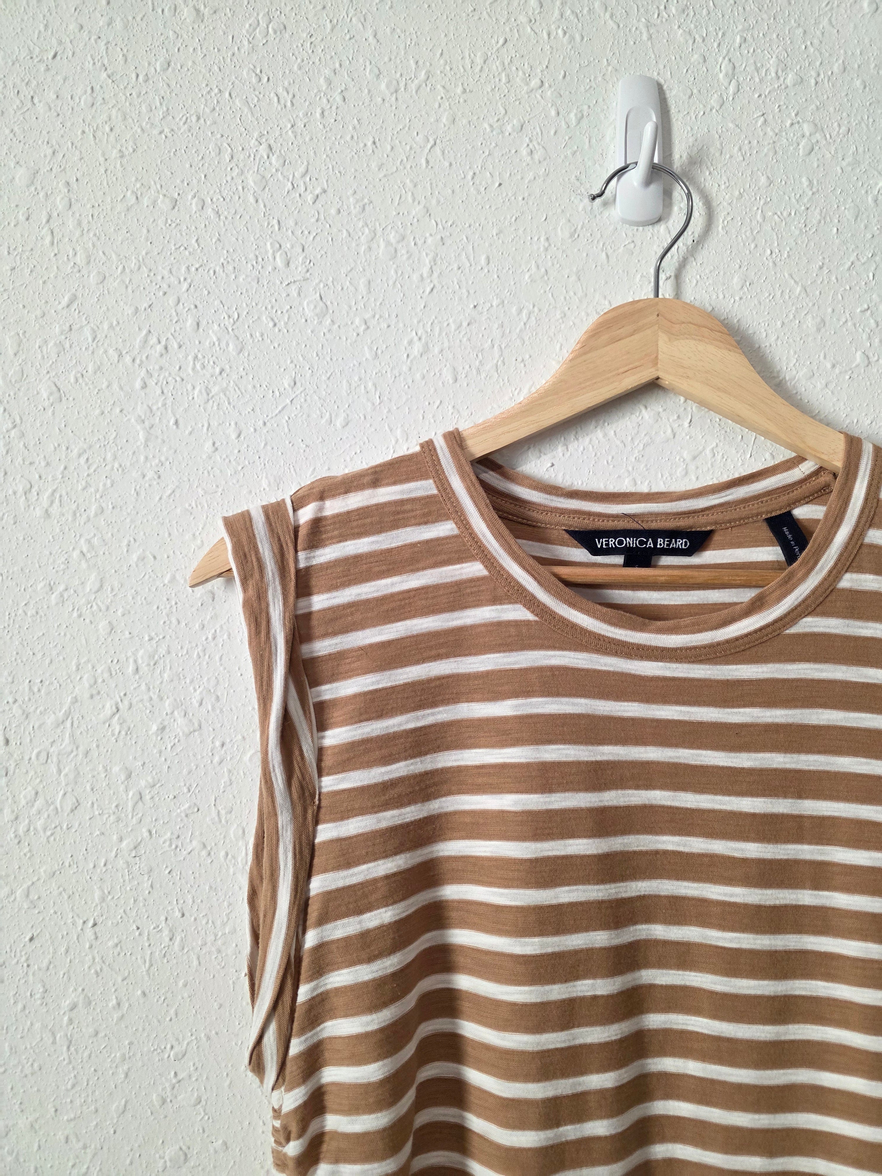 Veronica Beard Striped Cotton Tank (S)