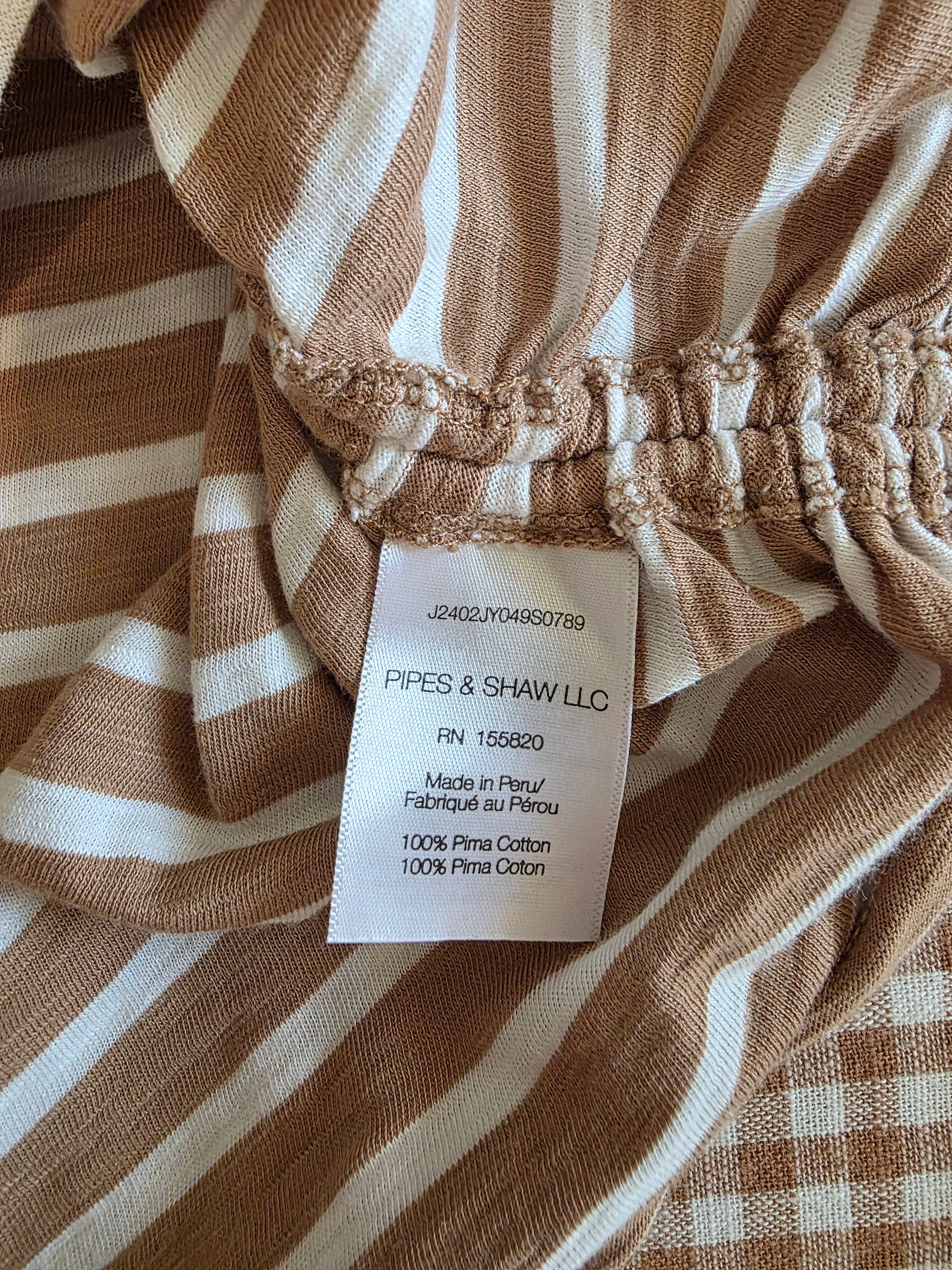 Veronica Beard Striped Cotton Tank (S)