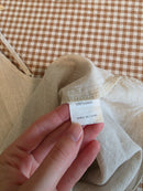 Oat Linen Boxy Tank (L)