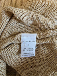 Lumiere Knit Button Up Tank (L)