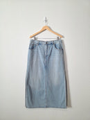 Oliver Logan Denim Maxi Skirt (32)