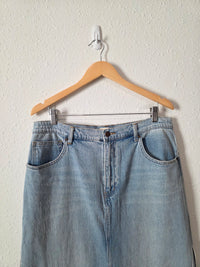 Oliver Logan Denim Maxi Skirt (32)