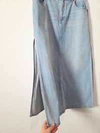 Oliver Logan Denim Maxi Skirt (32)